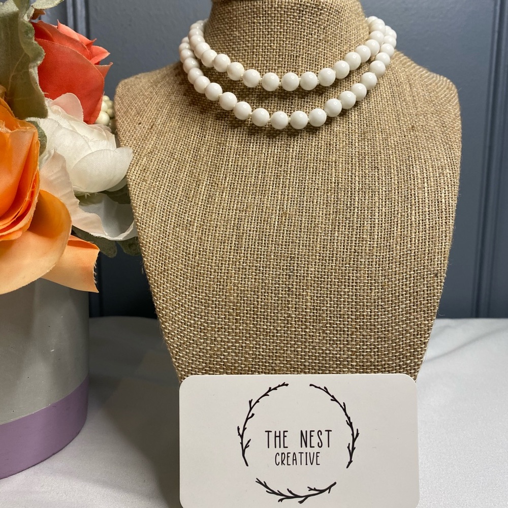 Vintage White Pearls